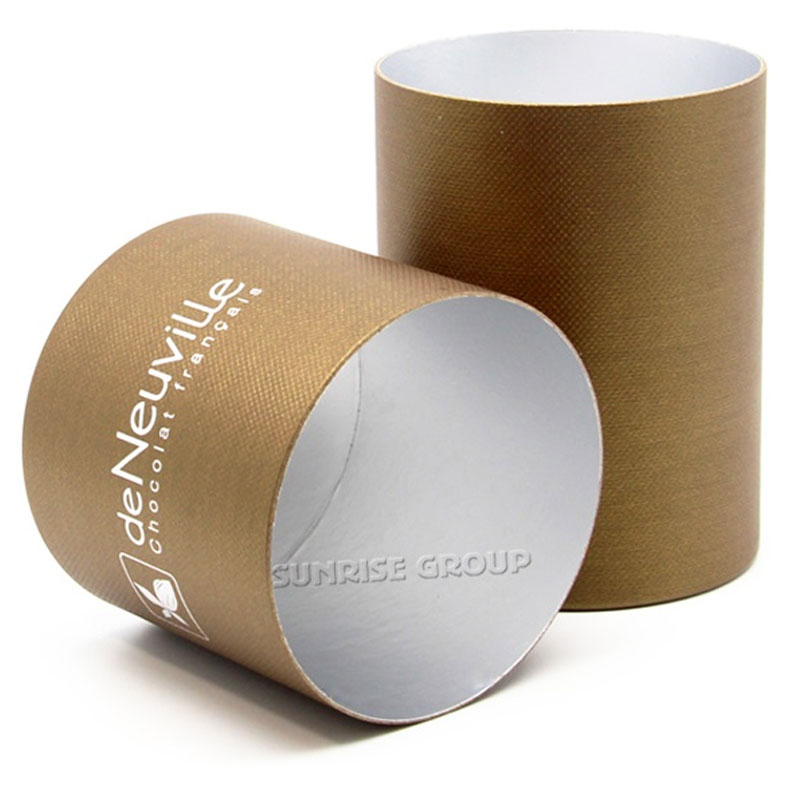Fancy Printed Luxury Paper Round Gift Chocolate Packaging Box