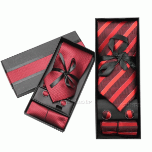 Custom Printed ODM Recycled Paper Tie Packaging Gift Box