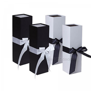 Rectangle Foldable Packaging Box Custom Print Wine Paper Boxes #winebox