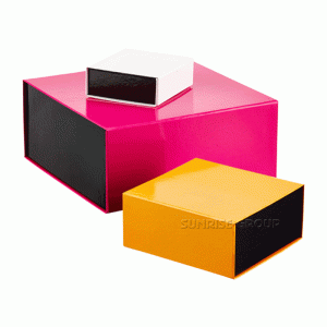 Luxury Magnetic Closure Collapsible Gift Box #collapsiblebox