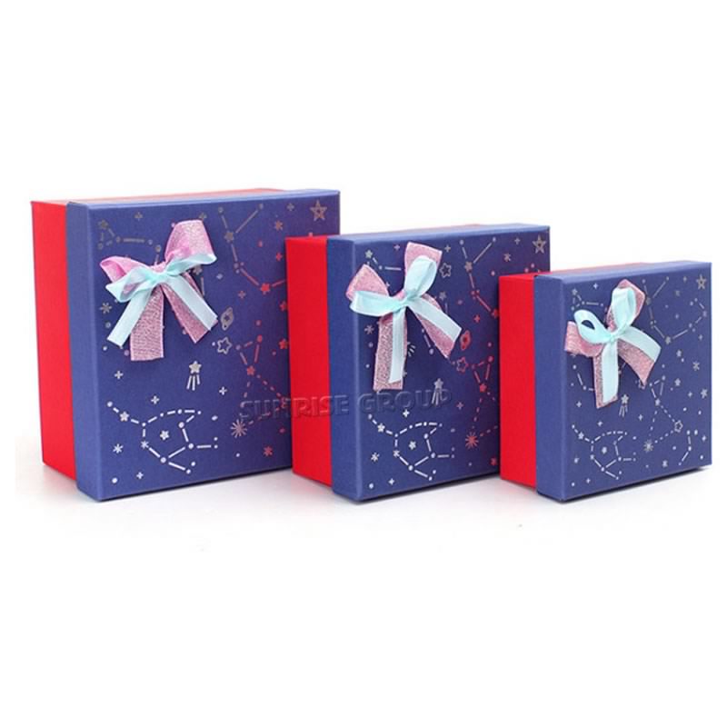 Paper Printed Custom Christmas Gift Collection Candy Packaging Gift Box