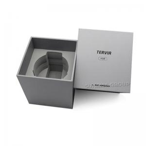 Customized Cardboard Silver Foil Logo Watch Packaging Box