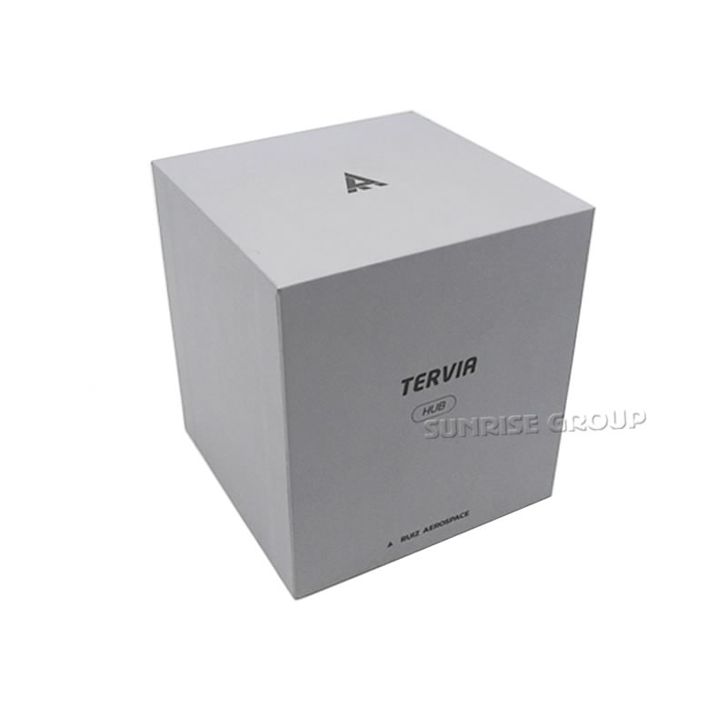 Customized Cardboard Silver Foil Logo Watch Packaging Box