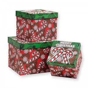 Custom Design Christmas Present Packaging Cake Box