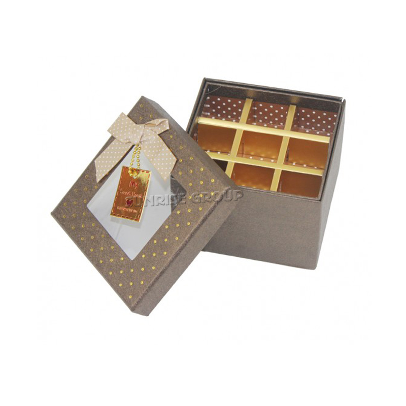 Custom Hand-made Luxury Rectangle Packaging Hard Paper Macaroon Chocolate Box