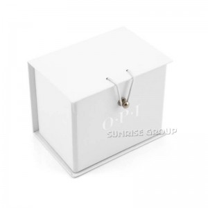 Custom Printing Silver Foil Logo Glossy Lamination Foldable Packaging Paper Box